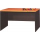 S.T.F. 1500 : โต๊ะโล่ง 150 ซม. ผิวหน้าเมลามีน + ข้าง PVC