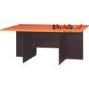 S.M.D. 65 : โต๊ะอเนกประสงค์ 180 ซม. ผิวหน้าเมลามีน + ข้าง PVC
