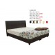 CARLOS : เตียง CARLOS 6 ฟุต/หุ้มหนัง PVC
