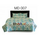 MD-007 : ผ้าปู MICRO TOUCH (ผ้า NANO) 6 ฟุต สูง 12 นิ้ว 5 ชิ้น ลาย MD-007